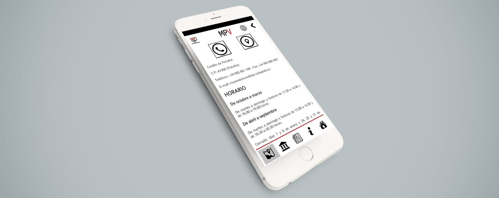 OHVisual - APPS And Mobile - Museo Provincial del Vino de Valladolid