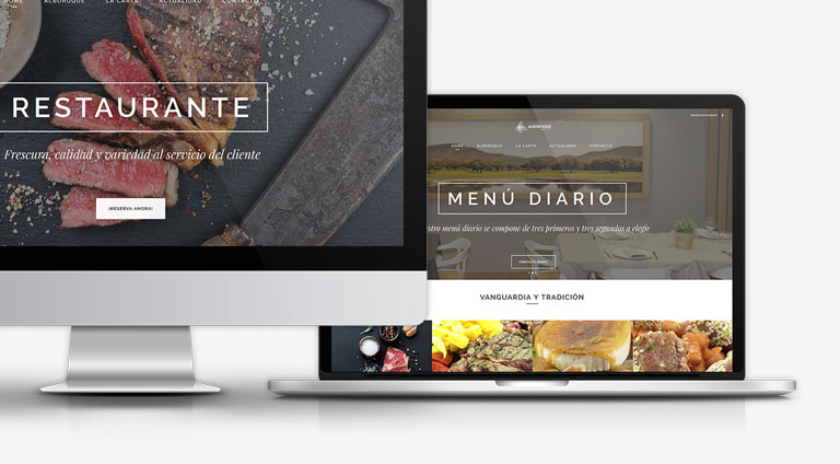 Restaurante Alboroque Norte y Sur - OH Visual agencia de diseño gráfico en Valladolid
